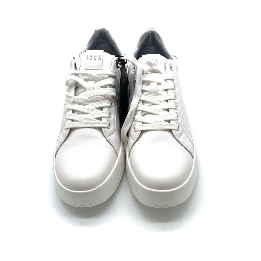 Icon wht/ silver sneaker 
