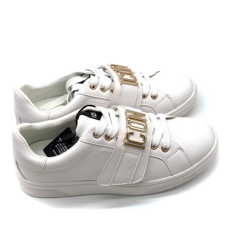 Icon sneaker wht/ gold