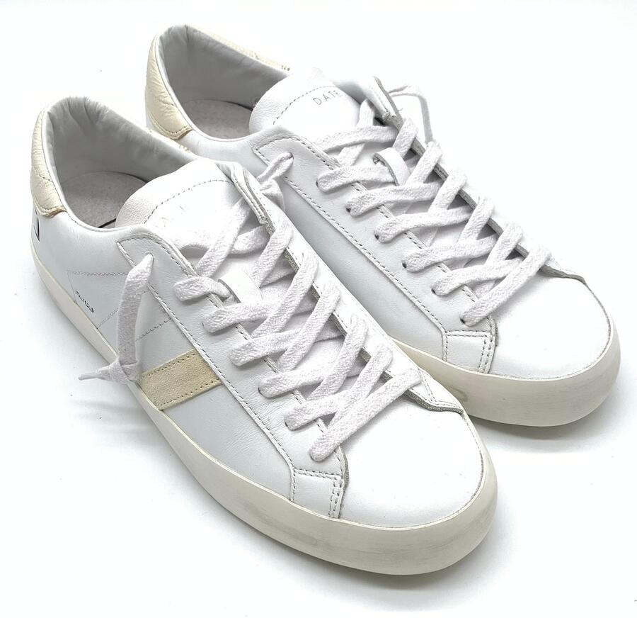 D.A.T.E Sneakers Hill Low Calf white-milk