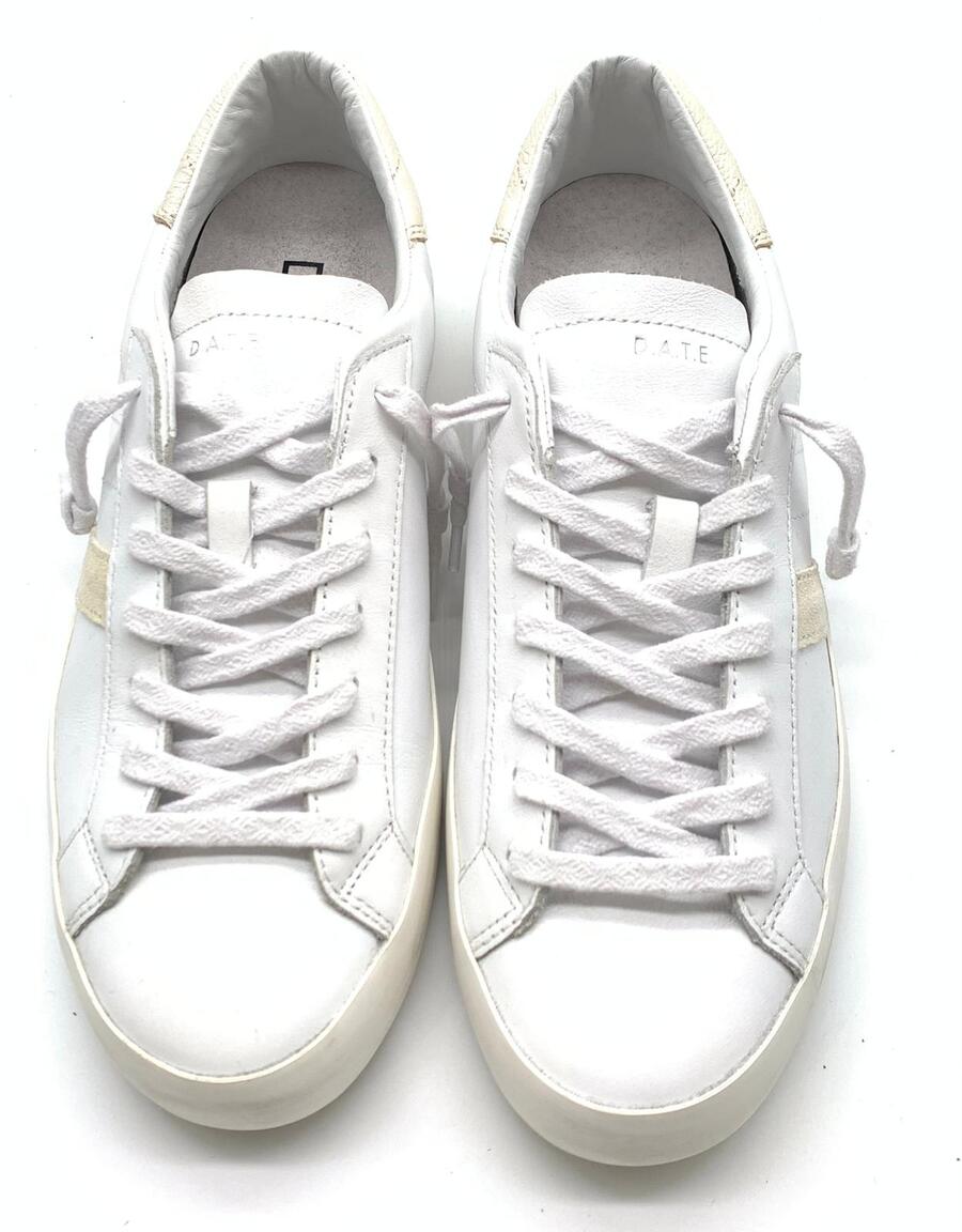 D.A.T.E Sneakers Hill Low Calf white-milk