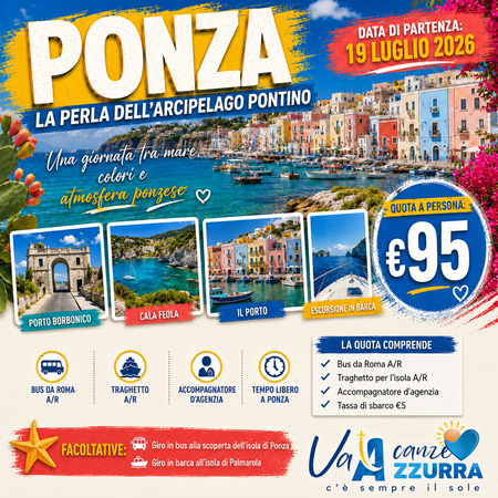 19 LUGLIO 2026 PONZA