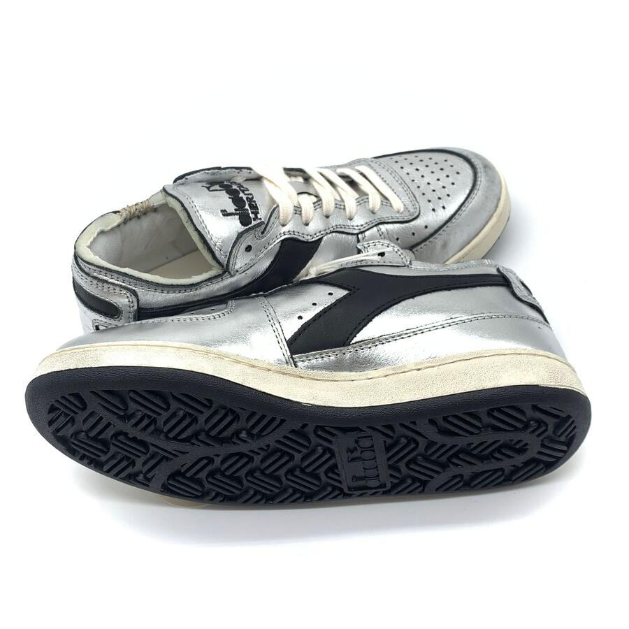 Diadora mi basket Row silver Used w