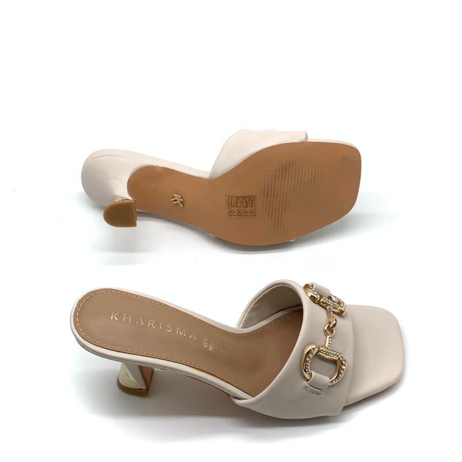 Kharisma sandalo con morsetto oro e strass