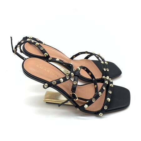Kharisma sandalo con borchie oro