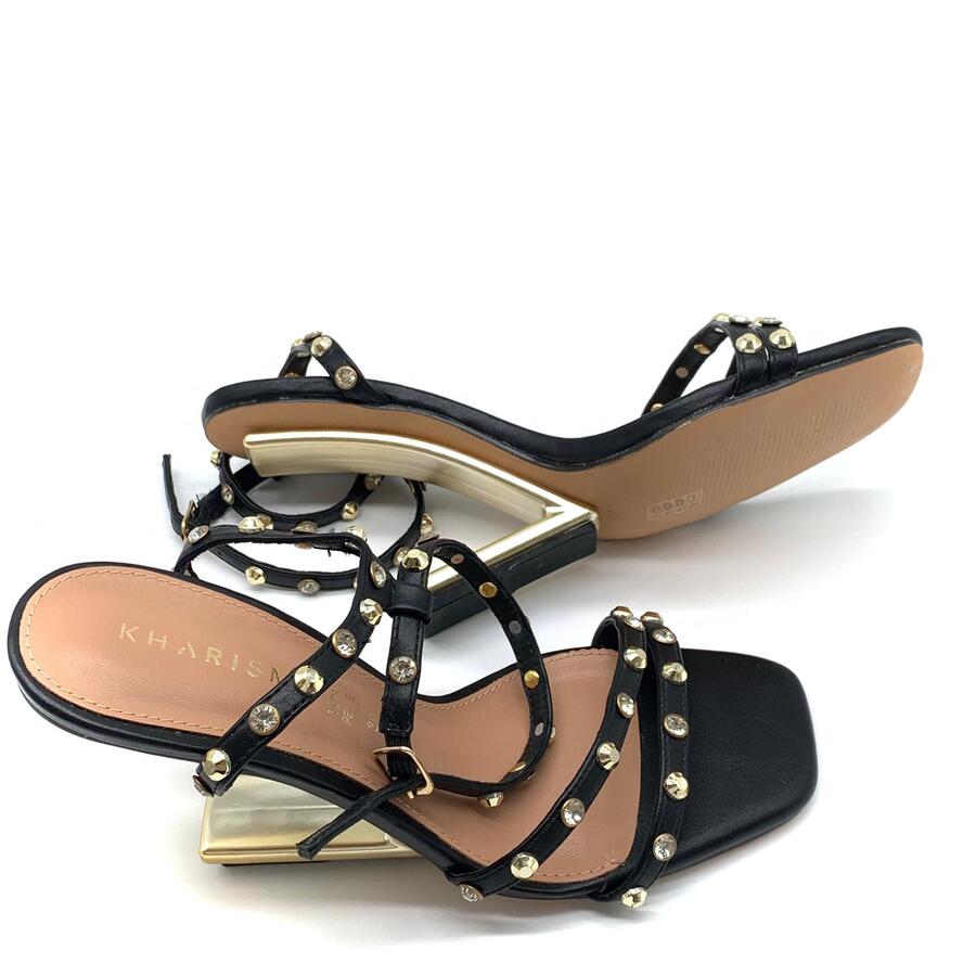 Kharisma sandalo con borchie oro