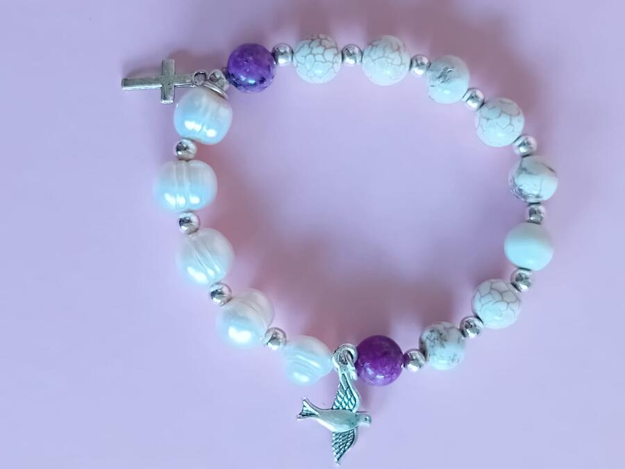 Bracciale Artigianale "Spirito e Luce"