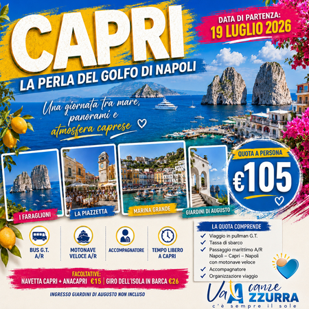 19 LUGLIO 2026 CAPRI 