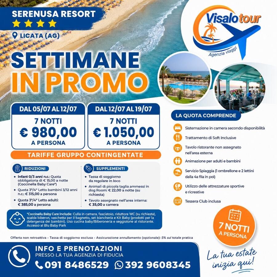 SERENUSA RESORT – LICATA (AG)