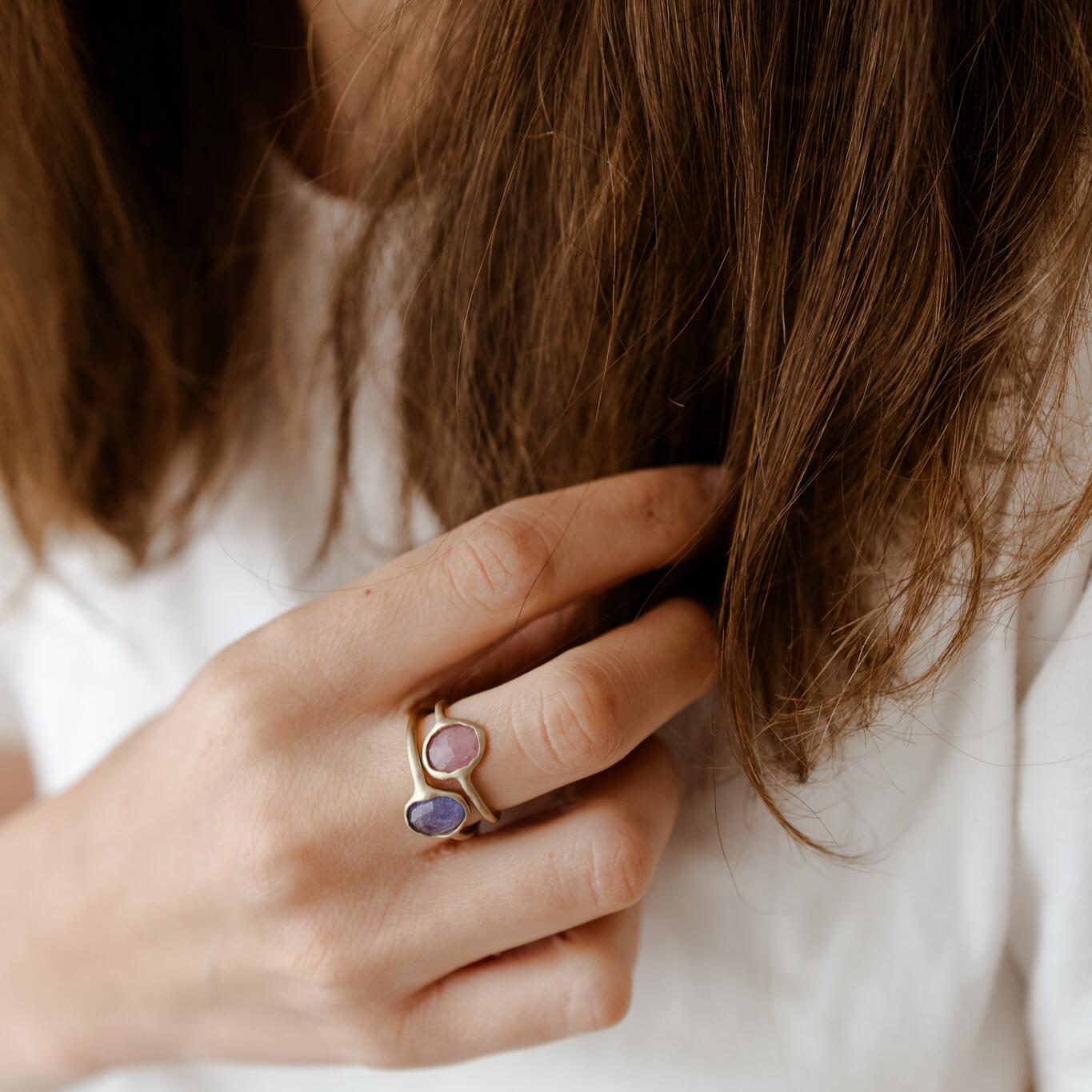 Anello con tanzanite misura 16