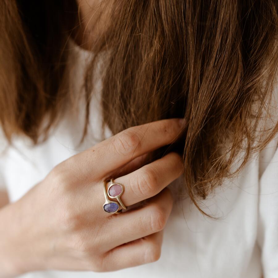 Anello con tanzanite misura 16