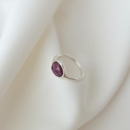Anello con ametista misura 13