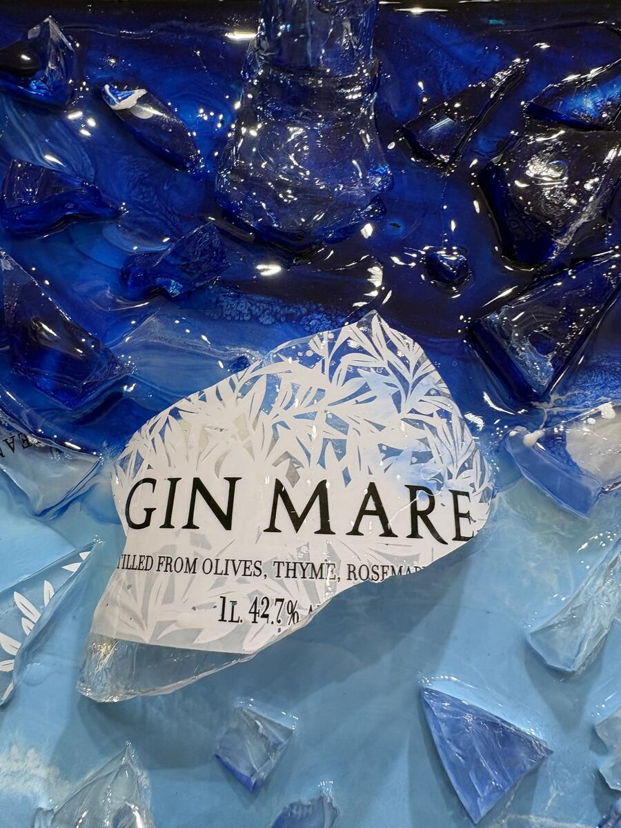 Quadro “Gin Mare” – Creazione Artigianale in Resina