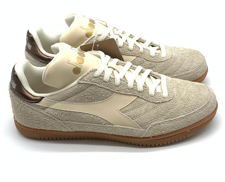 Diadora Sneakers Gold Indoor Hairy beige bleached