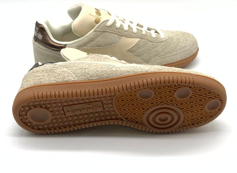 Diadora Sneakers Gold Indoor Hairy beige bleached