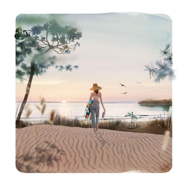 SOPHIE GRIOTTO, DIGIGRAFIA FIRMATA E NUMERATA: LE SABLE CHAUD