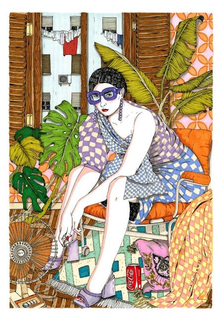 ANA JAREN STAMPA ARTISTICA  A4: Chiquita Piconera