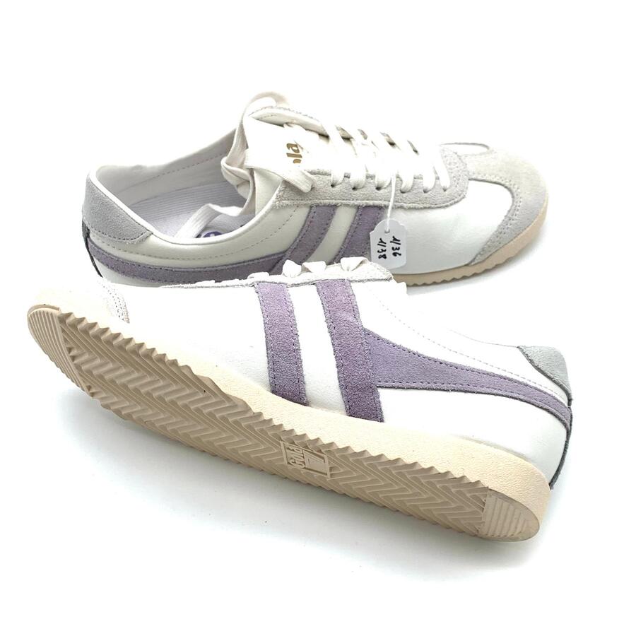 Gola sneaker bianca e lilla