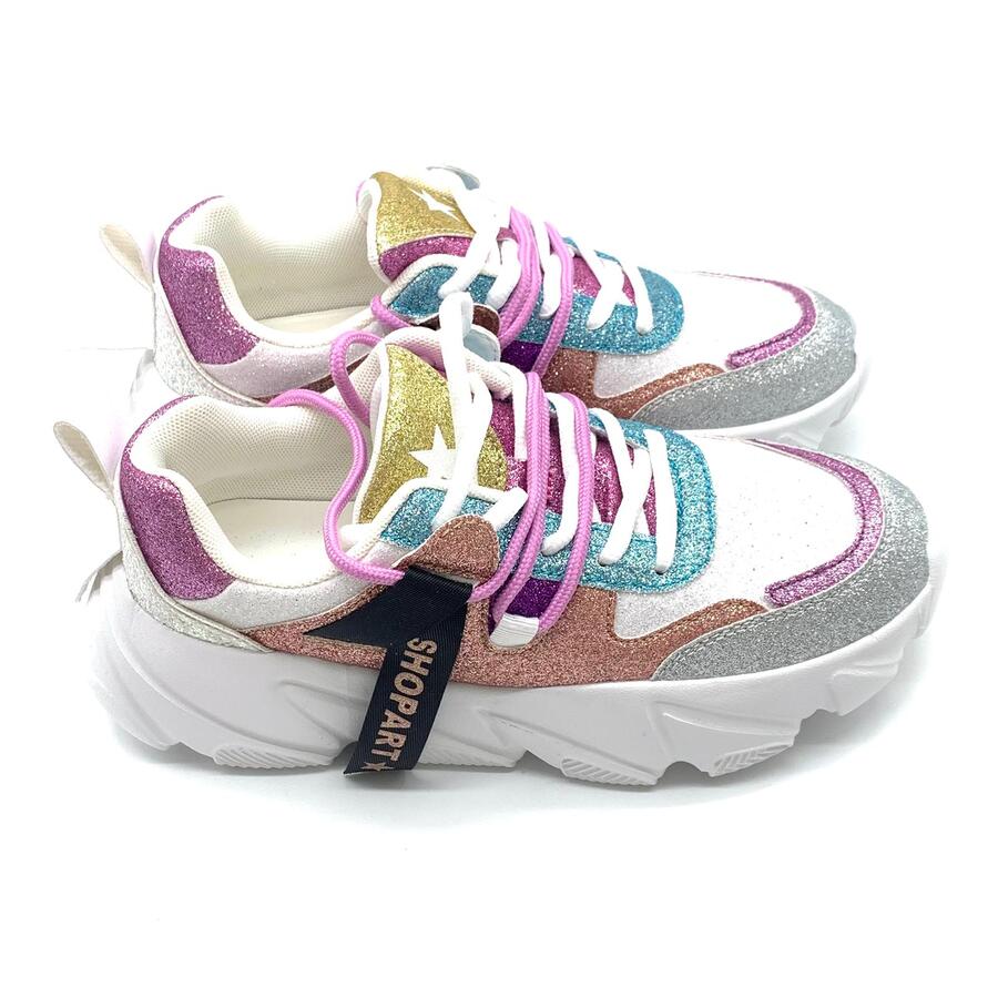 Shopart sneaker glitter