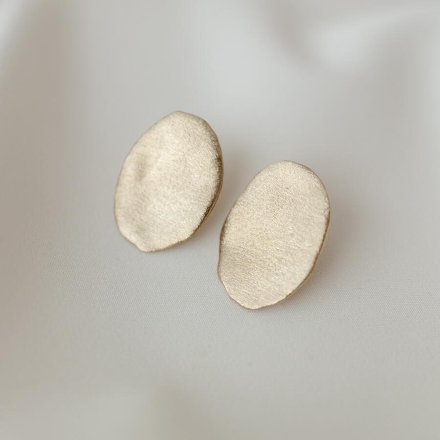 Orecchini petali ovali