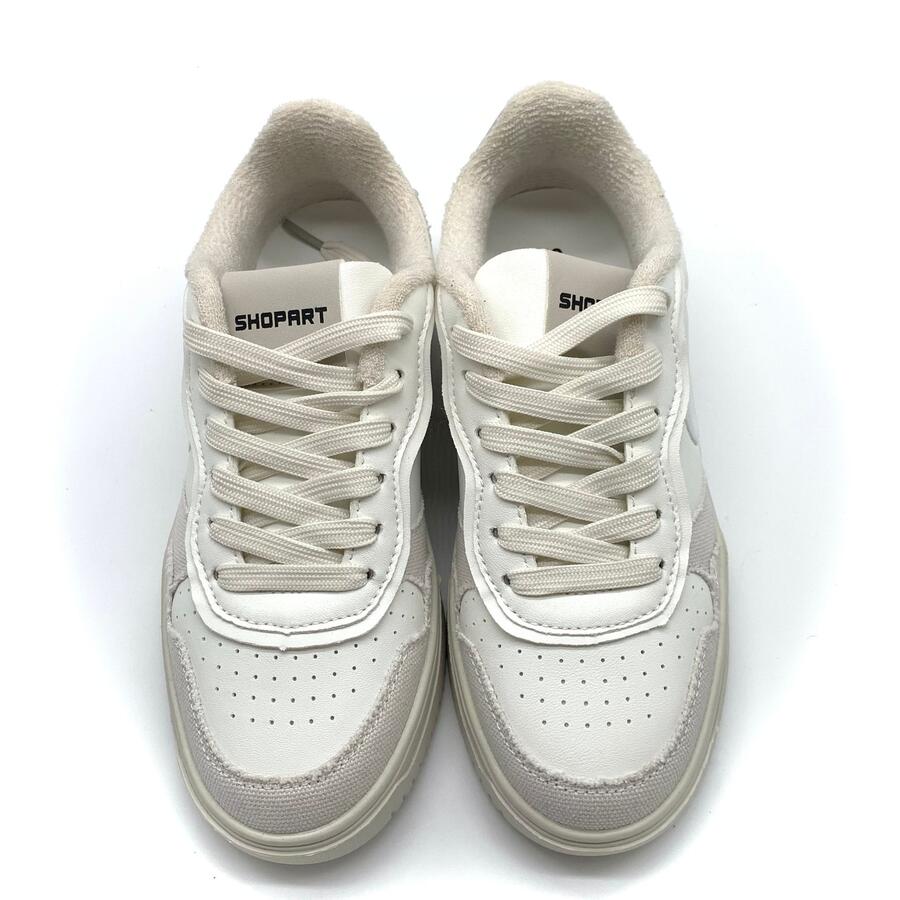 Shopart sneaker janise white crema