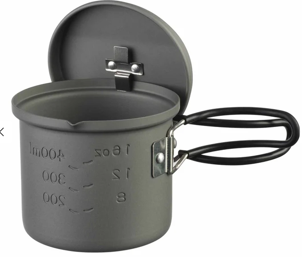 ESBIT Camping Pot with Lid Hanger 625 ml PT625HA