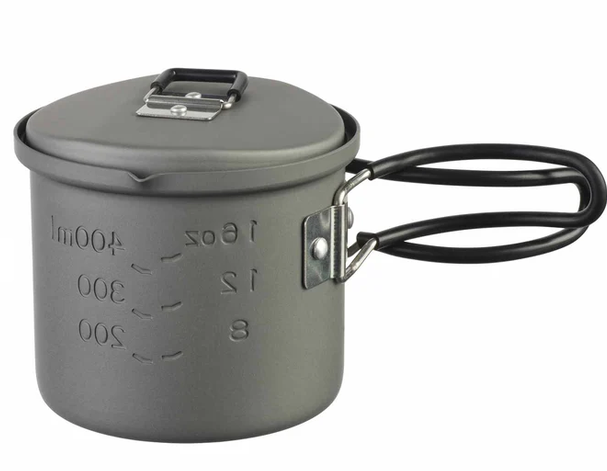 ESBIT Camping Pot with Lid Hanger 625 ml PT625HA