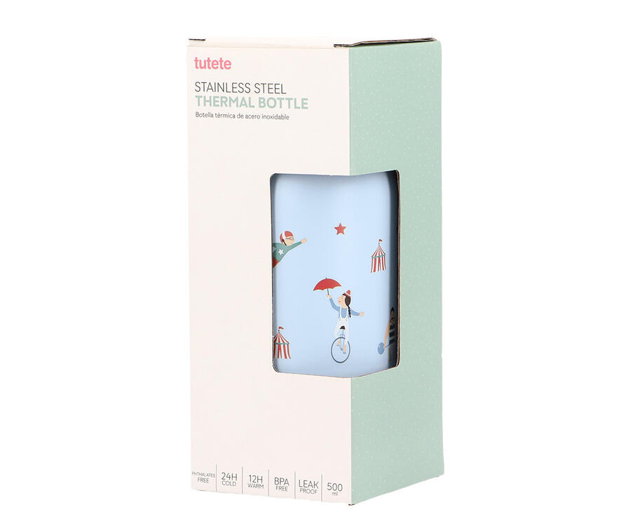 Borraccia Termica Tutete in Acciaio Inossidabile 500 ml – Doppia Parete - Fantasie assortite