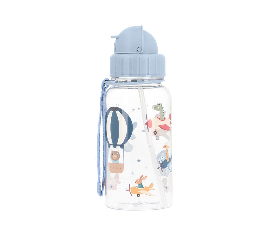 Borraccia con Cannuccia 500ml 100% BPA FREE - Fantasie assortite