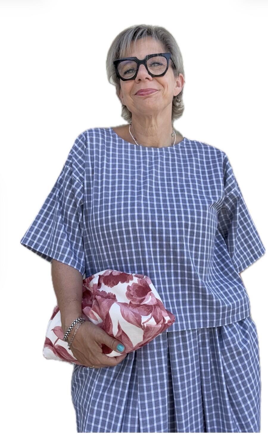 Camicia quadri grigi