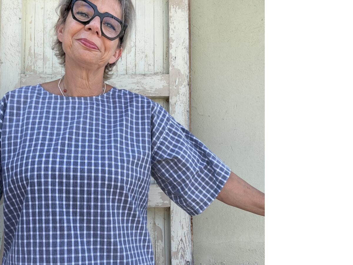 Camicia quadri grigi