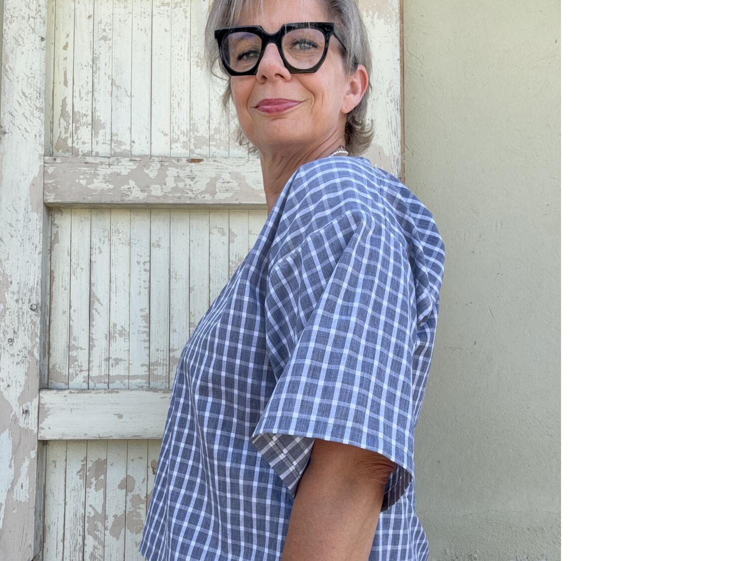 Camicia quadri grigi
