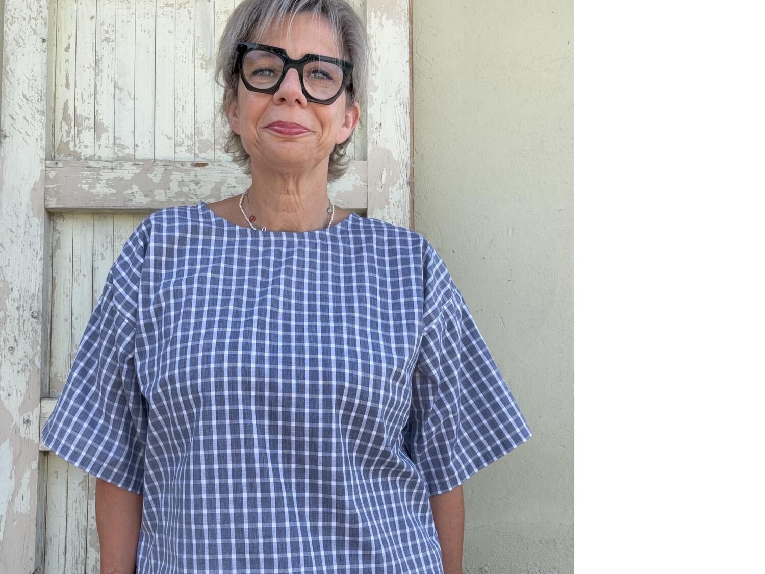 Camicia quadri grigi