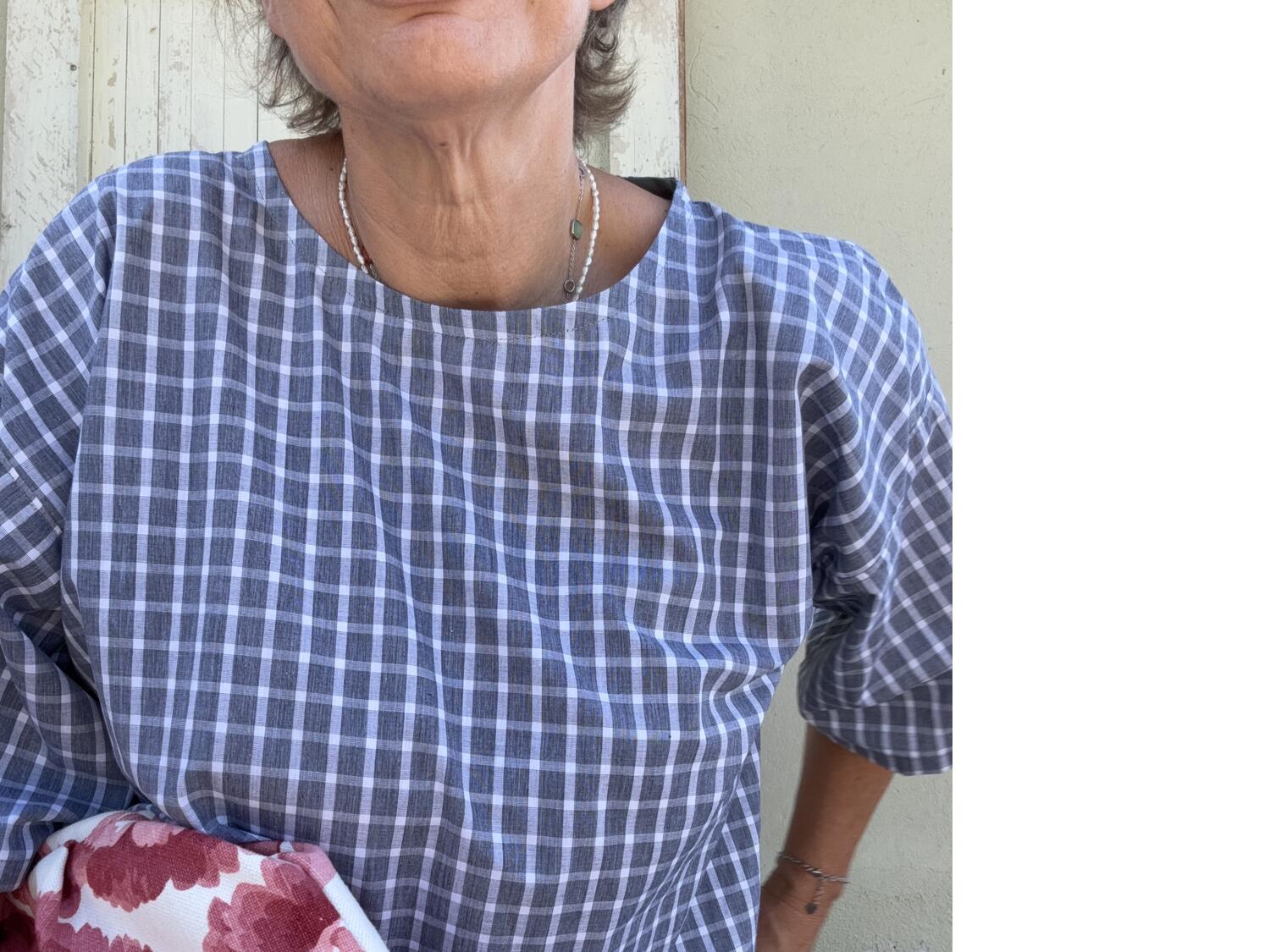 Camicia quadri grigi