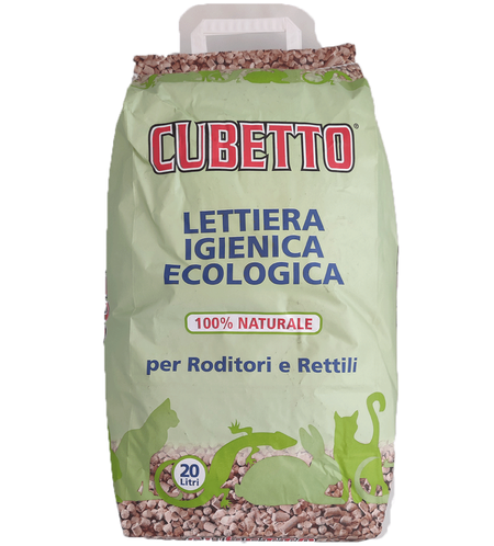  Versele Laga Cubetto ® - Lettiera ad altissima assorbenza - 20 lt. - 12 kg.  - 2 CONF. spese spedizione incluse