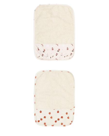 Asciugamano con Anello in Cotone Biologico GOTS – 26×36 cm – Ecru