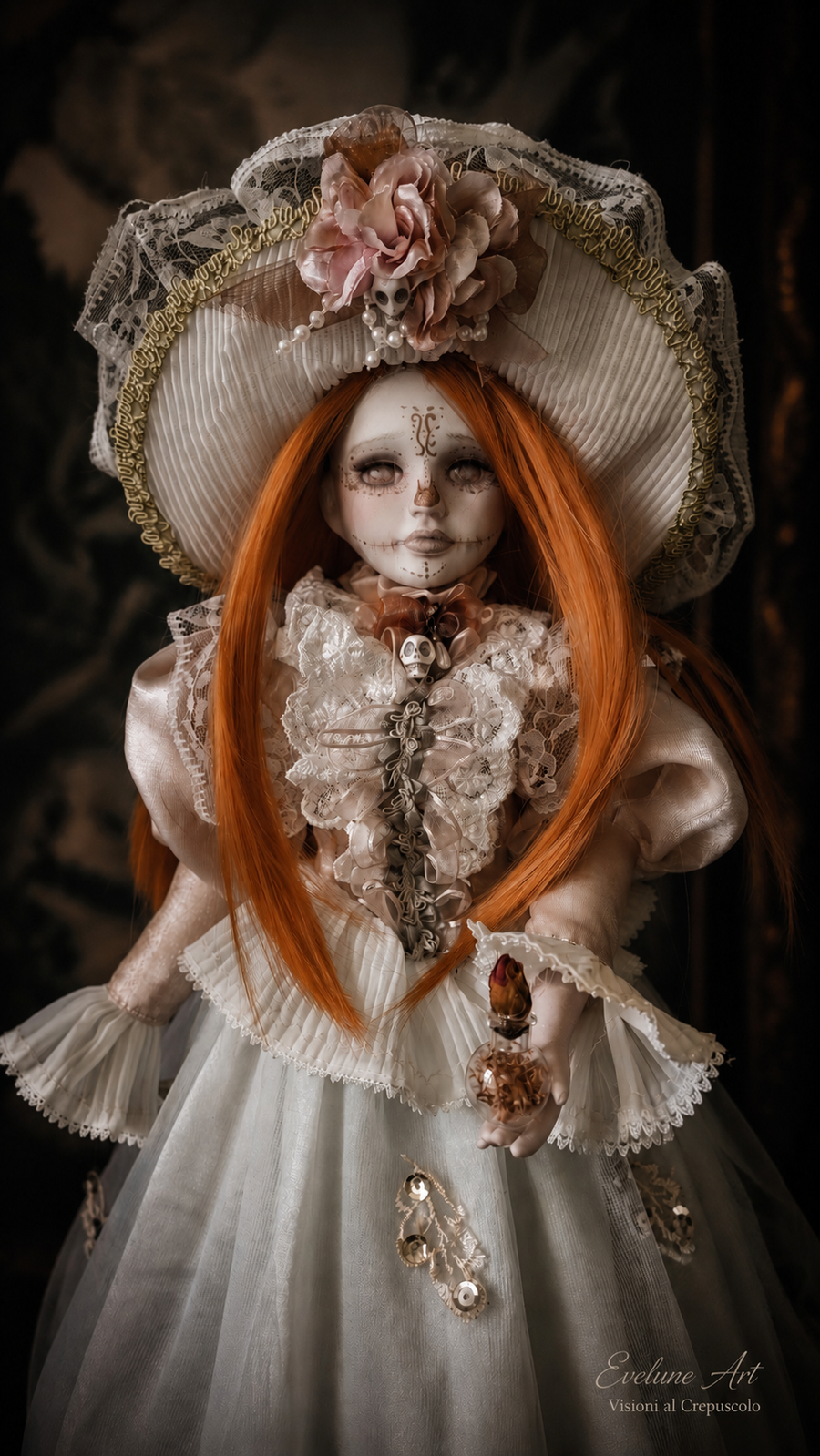 Ajisela Santa Muerte Madonna Funebre dei Licheni