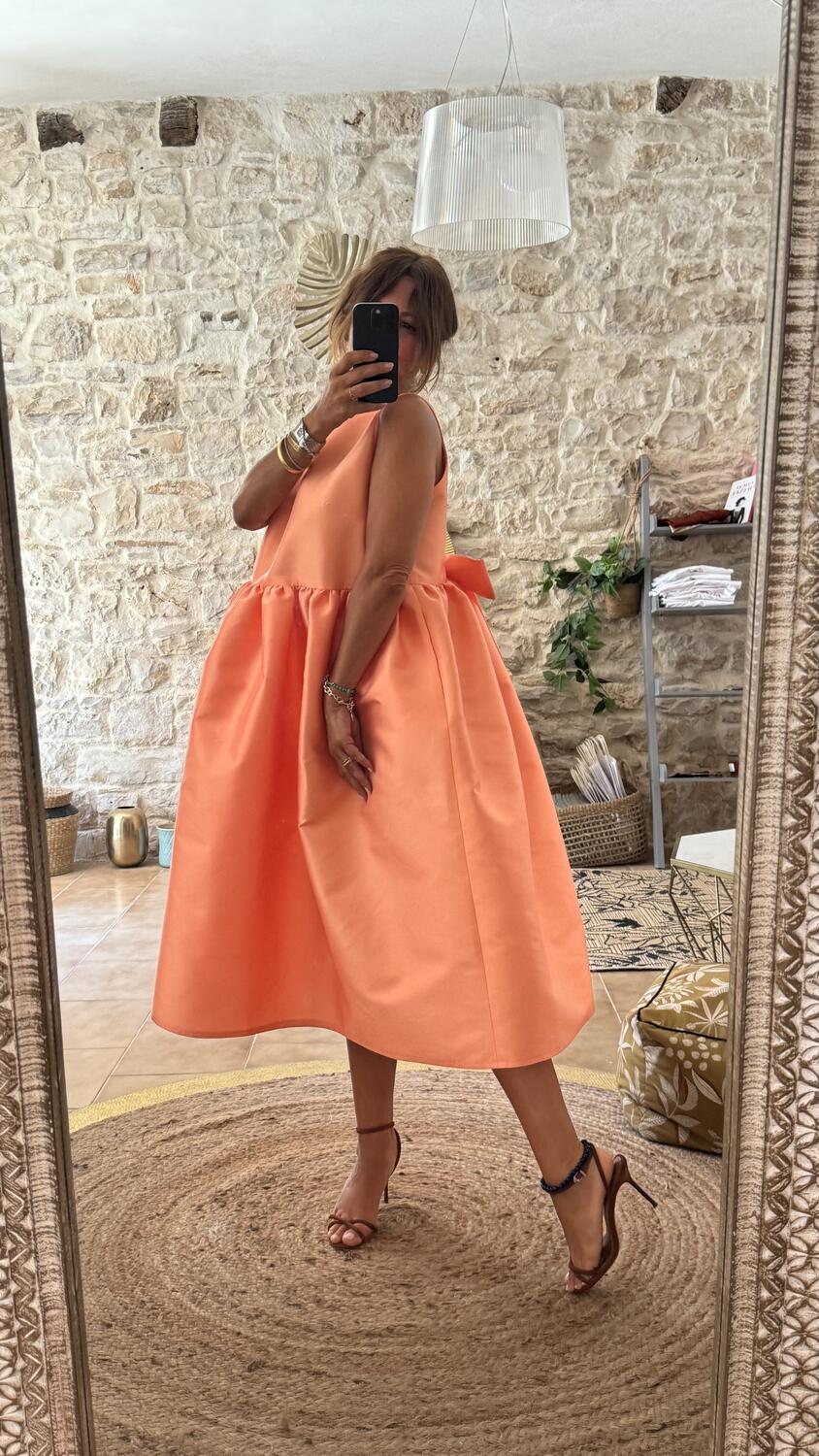 Abito Ines peach