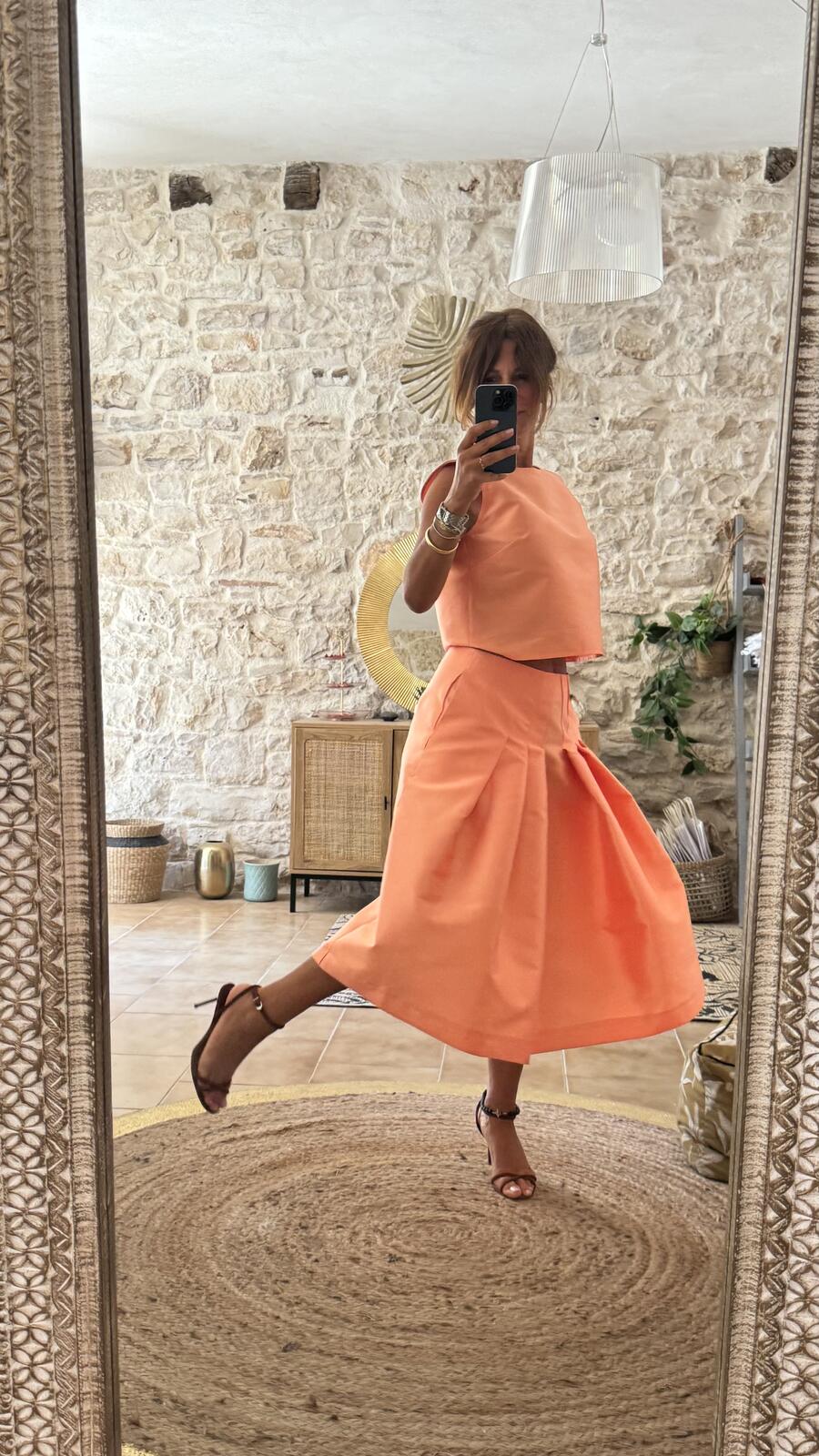 Completo Audrey peach