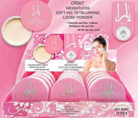 CRSO Yara Weightless Soft-Vel Vetblurring Loose Powder  
 -Conf.da 12 pezzi