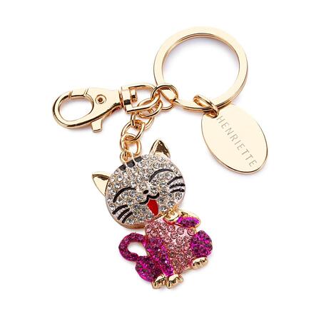 Portachiave Gattino Rosa Lucky Charme – Henriette