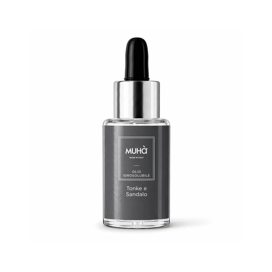 Muhà – Olio Idrosolubile Tonka e Sandalo 15 ml | Per Diffusore a Ultrasuoni