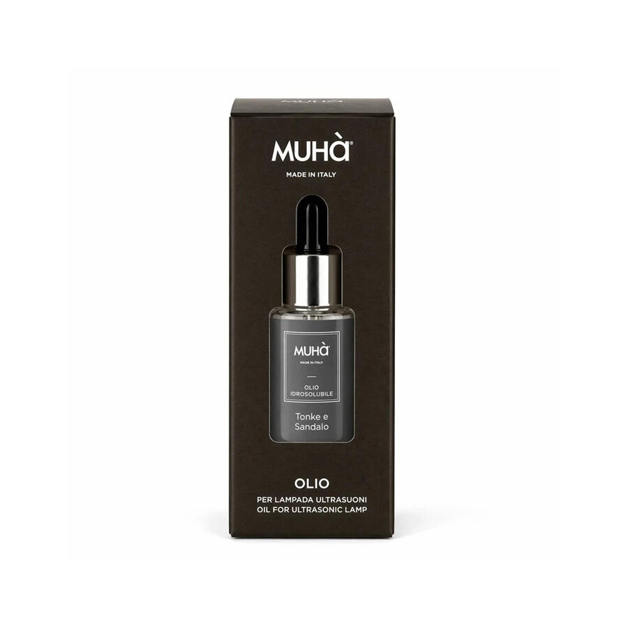 Muhà – Olio Idrosolubile Tonka e Sandalo 15 ml | Per Diffusore a Ultrasuoni