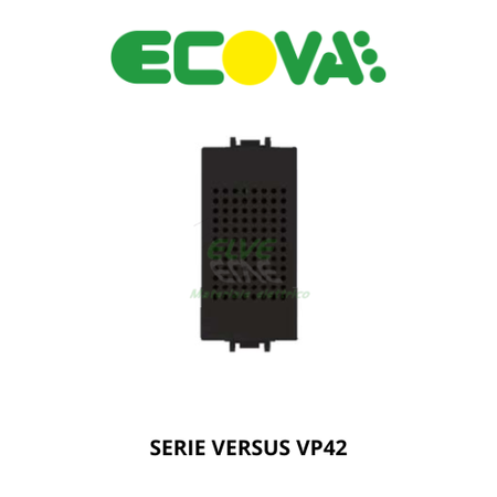 ECOVA - 27248 VP42 Suoneria 230V nero compatibile con la serie Vimar Plana®