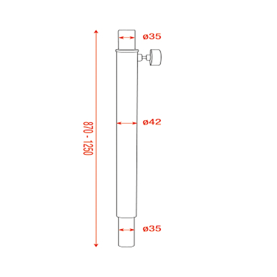 Showgear Tubo distanziatore Mammoth 35mm
