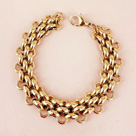 Bracciale a maglie in acciaio inossidabile