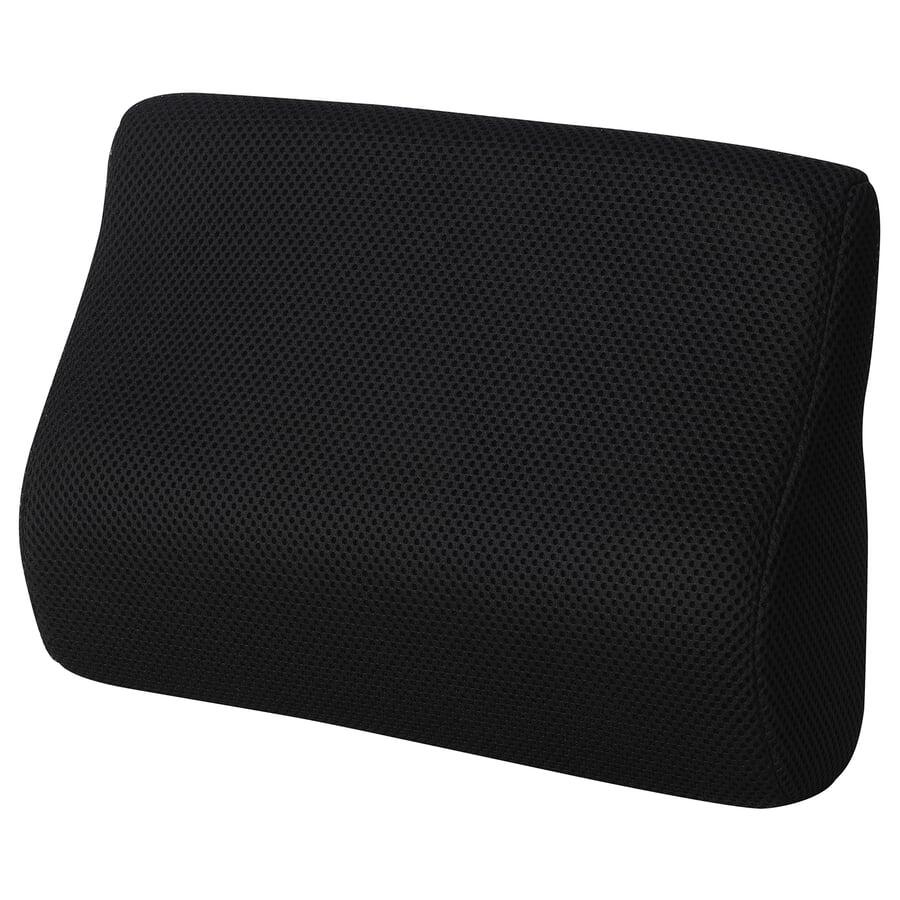 Car Lumbar Support Pillow in Memory Foam – Premium Postural Support, Black