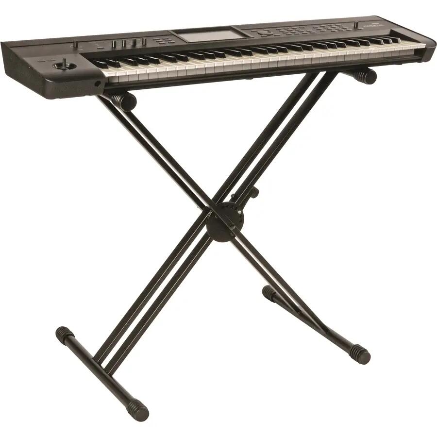 Quik Lok QL/646 Supporto Professionale per Tastiera con Struttura "X" e Telaio Doppio