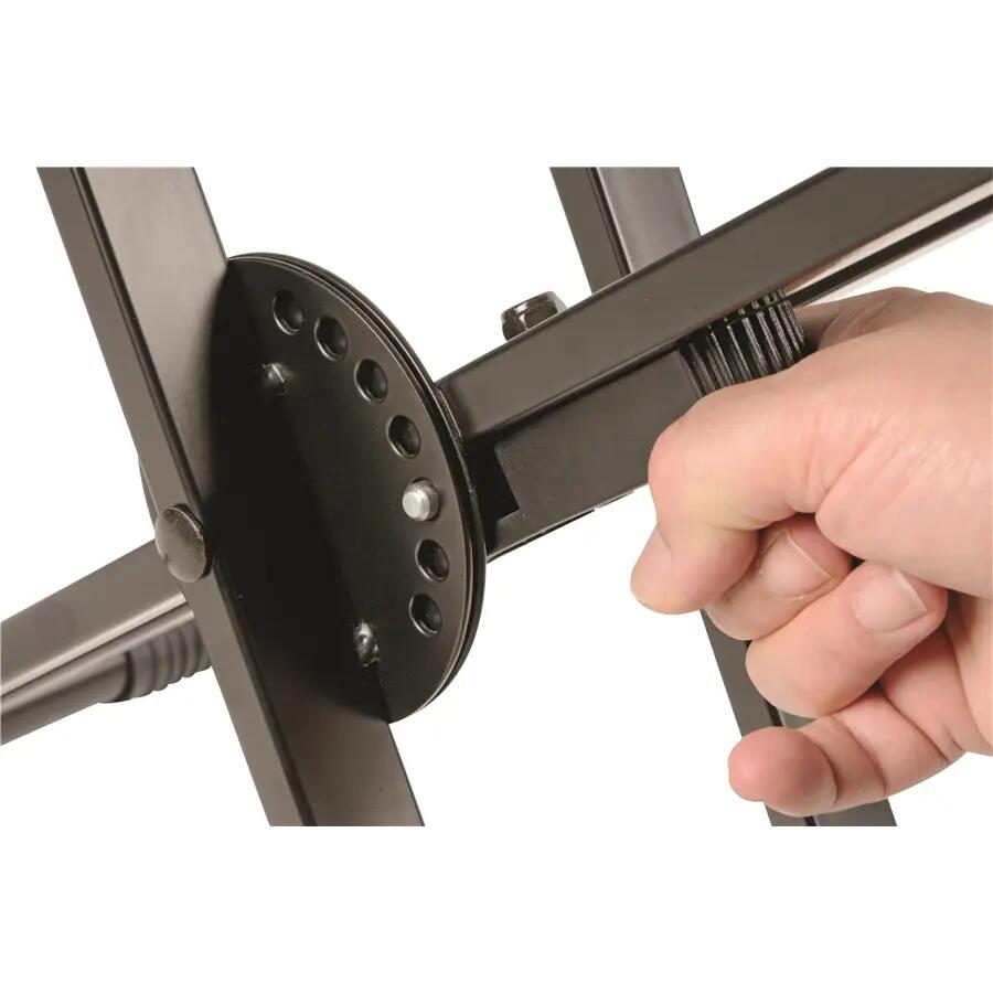 Quik Lok QL/646 Supporto Professionale per Tastiera con Struttura "X" e Telaio Doppio