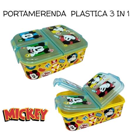 Portamerenda 3 in 1 Mickey Mouse