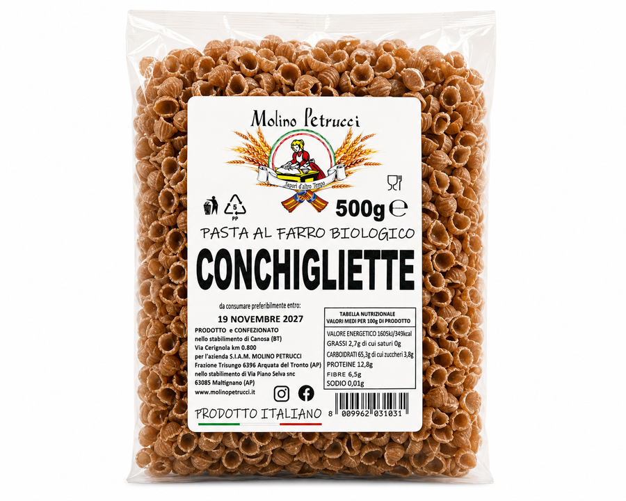 Pasta al farro integrale bio - Conchigliette